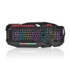 Multiple Color Rainbow LED Backlit Mechanical Feeling Wired Gaming Keyboard for Working or Game