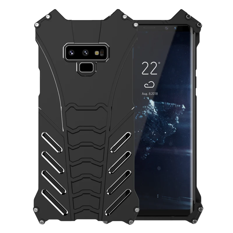 RJUST Shockproof Case Cover Aluminum Metal Bumper 360 degree protection Mobile Phone Cases for Samsung Galaxy Note 9, Black
RJUST Shockproof Case Cover Aluminum Metal Bumper 360 degree protection Mobile Phone Cases for Samsung Galaxy Note 9, Black