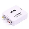 High speed mini white AV to HDMI converter adapter with USB power charging for TV 1080P