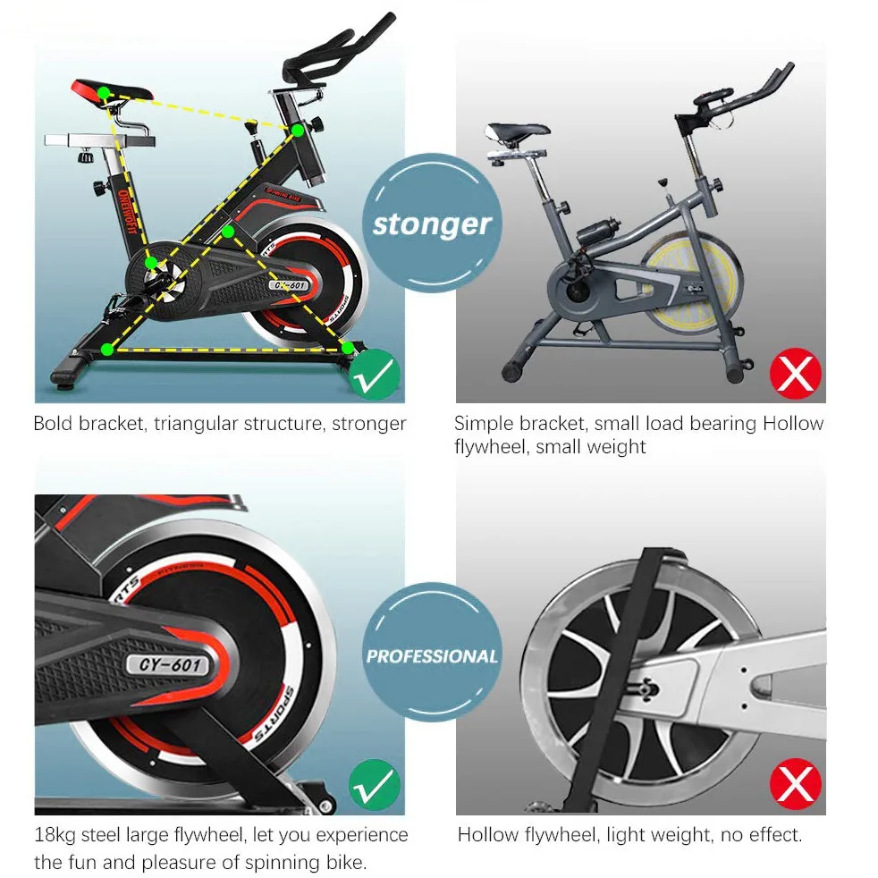 home trainer bike commercial use dynamic spinning