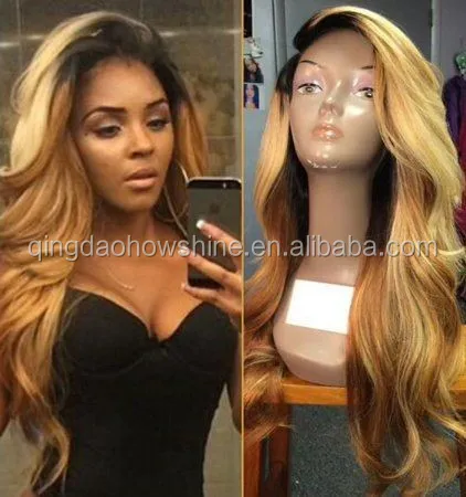 Top Beauty top fashion Long Ombre Blonde Wavy Indian Human Hair Full Lace Wig for black women
Top Beauty top fashion Long Ombre Blonde Wavy Indian Human Hair Full Lace Wig for black women