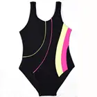 Stock Girls One-Piece Swimsuit Swimwear Young Girl Swimsuit