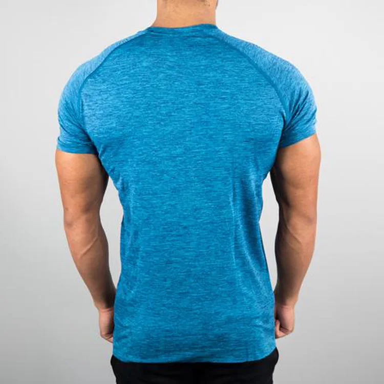 2017 New Arriva wholesales sportswear men custom blank gym clothing surfing dry t shirt