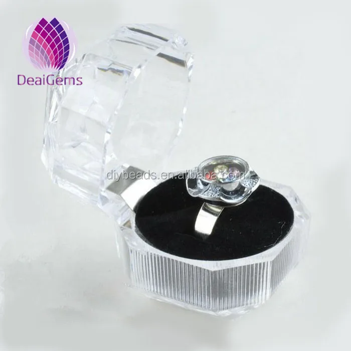 Christmas & Birthday gift clear acrylic jewelry box for putting accessories