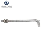 3/4''X18'' OEM style steel adjustable hot dipped galvanized J- bolt hinge