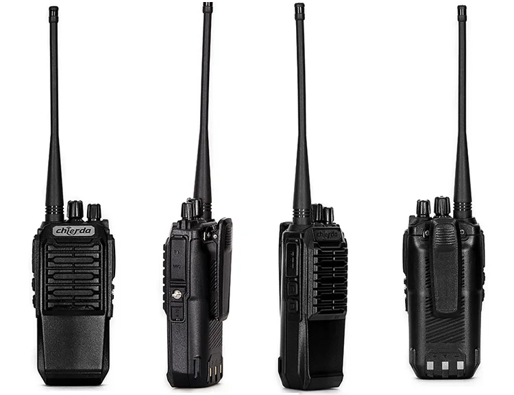 8 Watt High Power Police Scanner 150 MHz VHF 400 MHz UHF Handlichen Talkie CD-628 2 way radio - ANKUX.COM