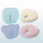 Organic Cotton Memory Foam Heart shape Baby Sleeping Pillow for Newborn Infant
