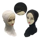 Fashion Muslim Arab Inner Hijab Cap Style Elegant Lace Muslim Underscarf Women Instant Hijab
