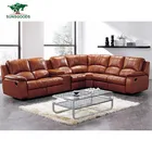Custom living room recliner leather corner sofa, new seat recliner leather seats 7 seater