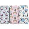 Promotion gift purse whole sale Back school students style lovely panda cute penguin digital print PU wallets for girls