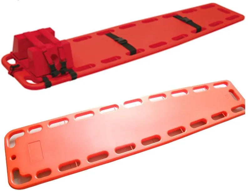 Medical Rescue Plastic Spinal Board With Head Immobilizer Buy Spinal