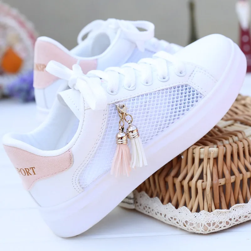 The small white shoe female student breathes the female shoe flat bottom 2018 new summer edition net surface sports leisure shoe, Pink , black
The small white shoe female student breathes the female shoe flat bottom 2018 new summer edition net surface sports leisure shoe, Pink , black