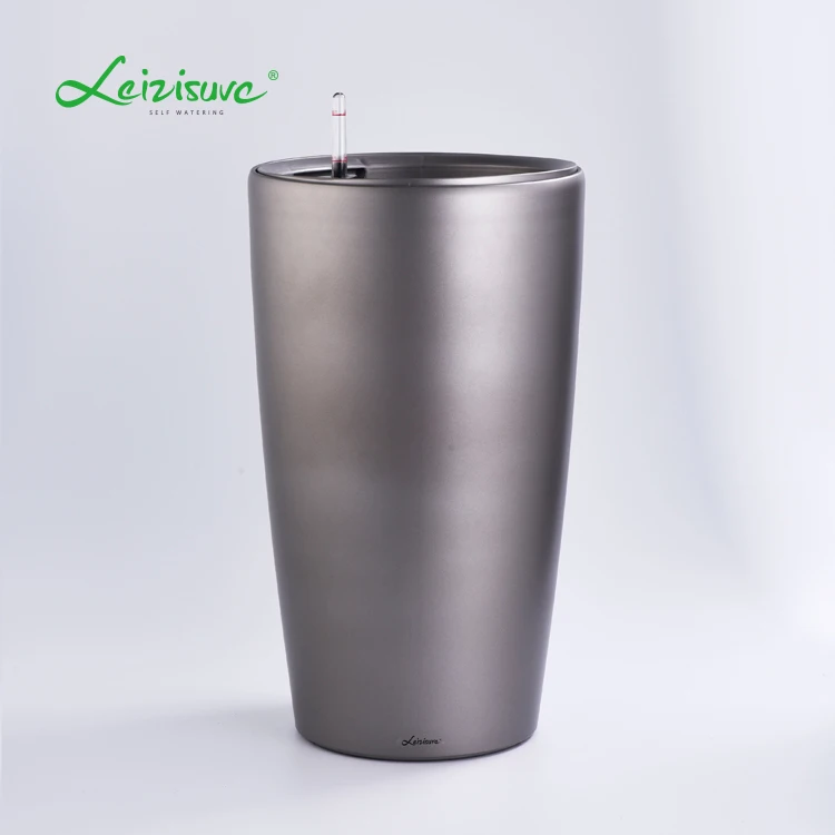 Wholesale Business Gift Minimalist Self Watering Tall Green Garden Planters Plant Flower Pots with Drainage Holes, Black green and customized
Wholesale Business Gift Minimalist Self Watering Tall Green Garden Planters Plant Flower Pots with Drainage Holes, Black green and customized