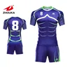 Sublimated new model sports jersey adults maillot de rugby uniform team shirt Best quality customized rugby jersey