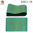 Queency Aso Ebi Style Crown Design Nigerian Beads Aso Oke Gele Head Tie