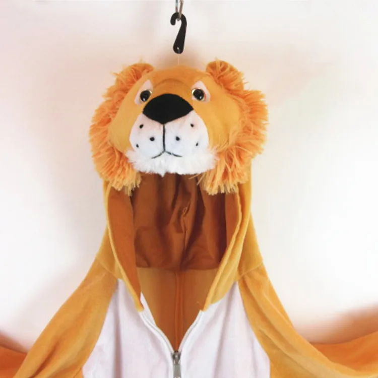 Подгонянный Детский плюшевый костюм талисмана льва животного для партии