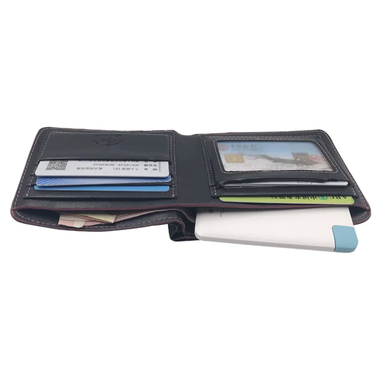 Portable Ultra Thin 2500 mAh Credit Card Power Bank ,Built-In All-in-One Cable for iOS and Android Devices - ANKUX.COM