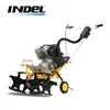 INDEL mini power tiller deep tillage gasoline small cultivator Weeding machine 30kg folding Orchard trencher