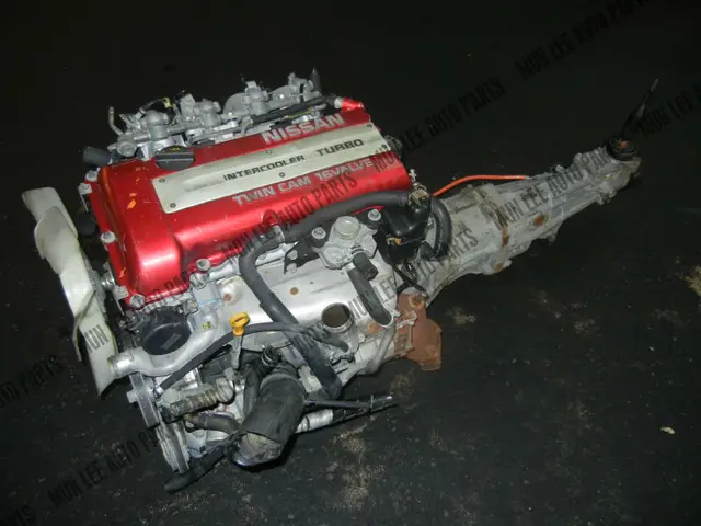 jdm used engine engine with manual gear box for car nissan sr20