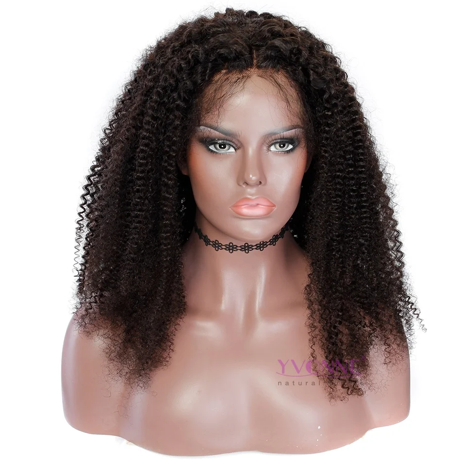 Brazilian kinky curly short full lace wigs for black women, Natural color
Brazilian kinky curly short full lace wigs for black women, Natural color