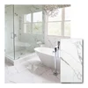 Mat and glossy full body polished Italy design glazed ceramic carrara pure white marble wall and floor Tile