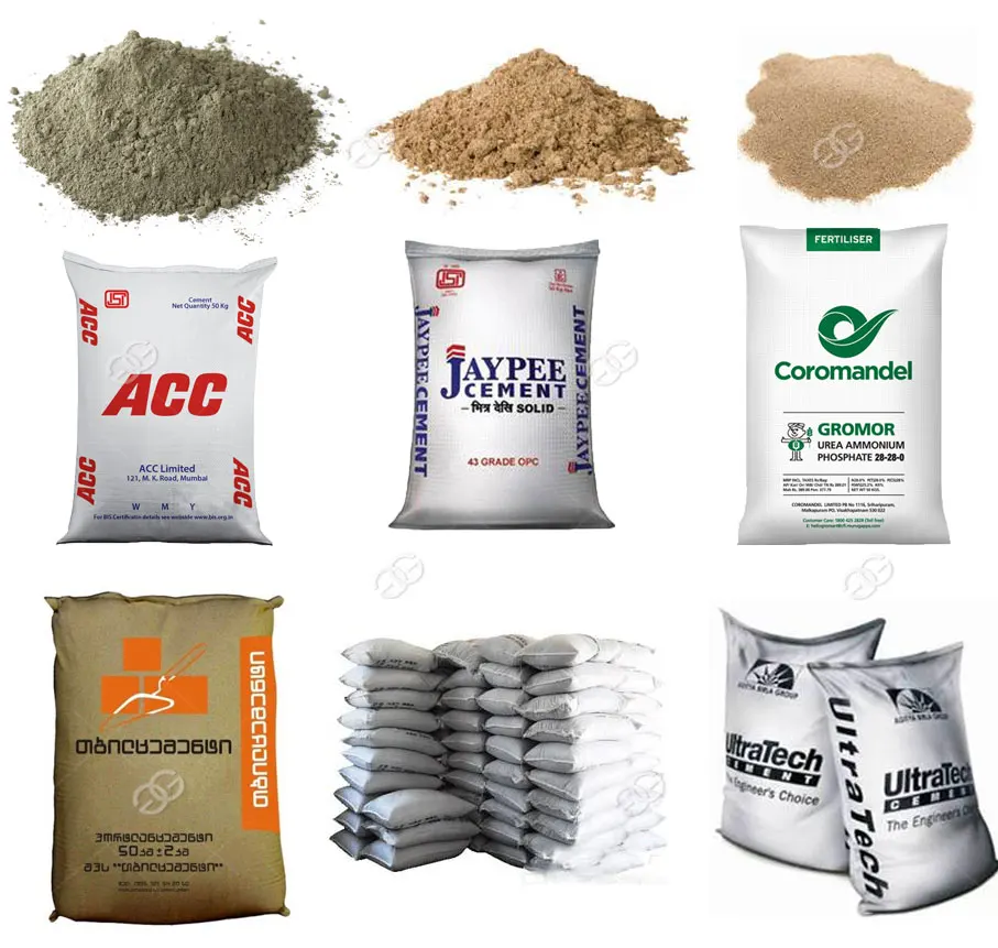 Good Performance 25kg-50kg Bags Sand Packaging Filling Equipment Cement