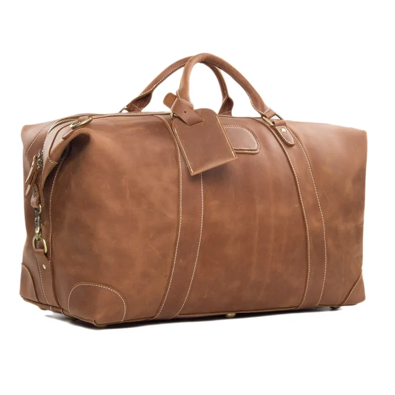 mens leather luggage bag