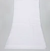 China factory white custom Jacquard microfiber ihram hajj towel with tassel