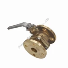 DIN PN16 brass ball valve DN15-100 marine valve flange end
