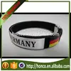 Germany armband/german flexible woven bracelet for Euro 2016