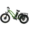 48V 500W bafang motor Fat Tire Cargo suspension front fork 3 wheel tricycle for sale