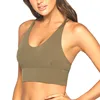 Design your own athletic wear black padded workout custom green sports bra for female long sports bra top women fitness