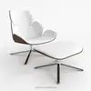 Scandinavian Design home furniture shrimp lounge chair with ottoman