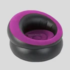 cheap pvc flocking inflatable chair comfortable home furniture sofa
