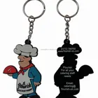 Cute Design Key Cover Key Cap Keychain Ring Fob PVC Animal Boy Girl Novelty Fun