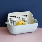 The best design household plastic vegetable fruit wash drain basket