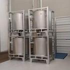 2019 new chemical liquid stainless steel chemical ibc container