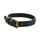 Priced Direct Selling Petstar Custom Adjustable Size Rolled Real Leather Dog Collar