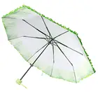 Beautiful Heavy Rain Folding Carry On Sun 3 Fold Umbrella