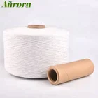 Factory directly NE21S recycled cotton blended yarn white 100% dope dyed yarn