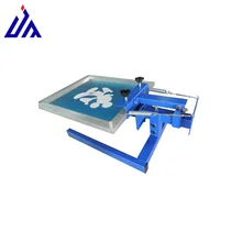 1 color 1 station/single color screen printing machine/silk screen printer