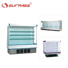 Vegetable refrigerator fruit storage display fridge for meat supermarket cold drink