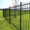 2018 New Design Cheap Wrought Iron Fence Panel / Aluminum Metal Picket Ornamental Fence