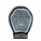 Pet rubber massage bathing glove dog&cat grooming mitt hair remove fur collecting shedding tools