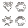 High Quality Baking Tools 18/10 Christmas Cookie Cutters Set