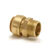 Australia standard cooper Quick push fittings gas system DZR brass fittings, SAI certified