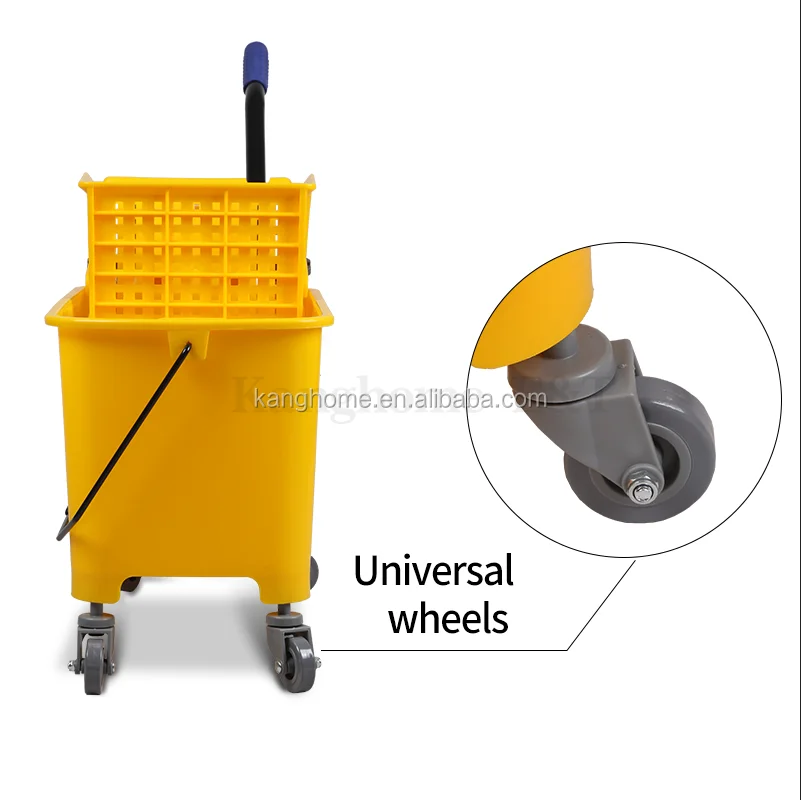 high quality down press mini mop wringer bucket 20l trolley