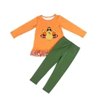 Wholesale festival turkey baby clothing Halloween clothes set for girls