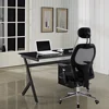 High Back Adjustable Armrest/Backrest/Headrest Rotating Mesh Office Chair
