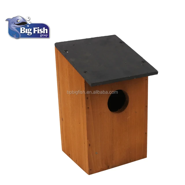 fsc wooden nesting nest box bird house small birds nesting box